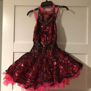 10th house black and pink jazz costume